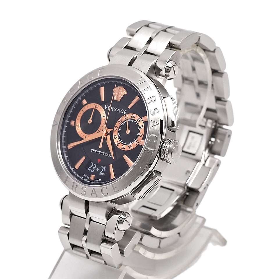 ヴェルサーチ アイオン クロノグラフ 腕時計 未使用品 VE1D00819