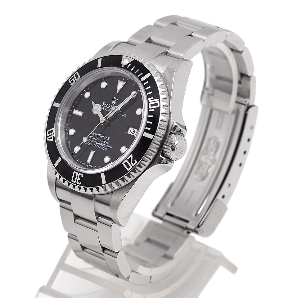 ロレックス ROLEX シードゥエラー Z番 16600 ブラック SS メンズ 腕時計
