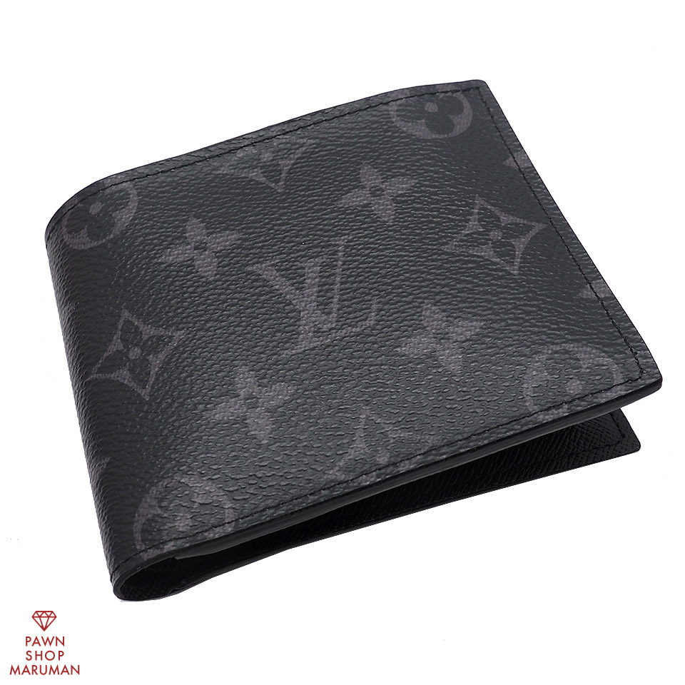 財布が梱包されていた布の袋LOUIS VUITTON ポルトフォイユ・マルコ モノグラム・エクリプス